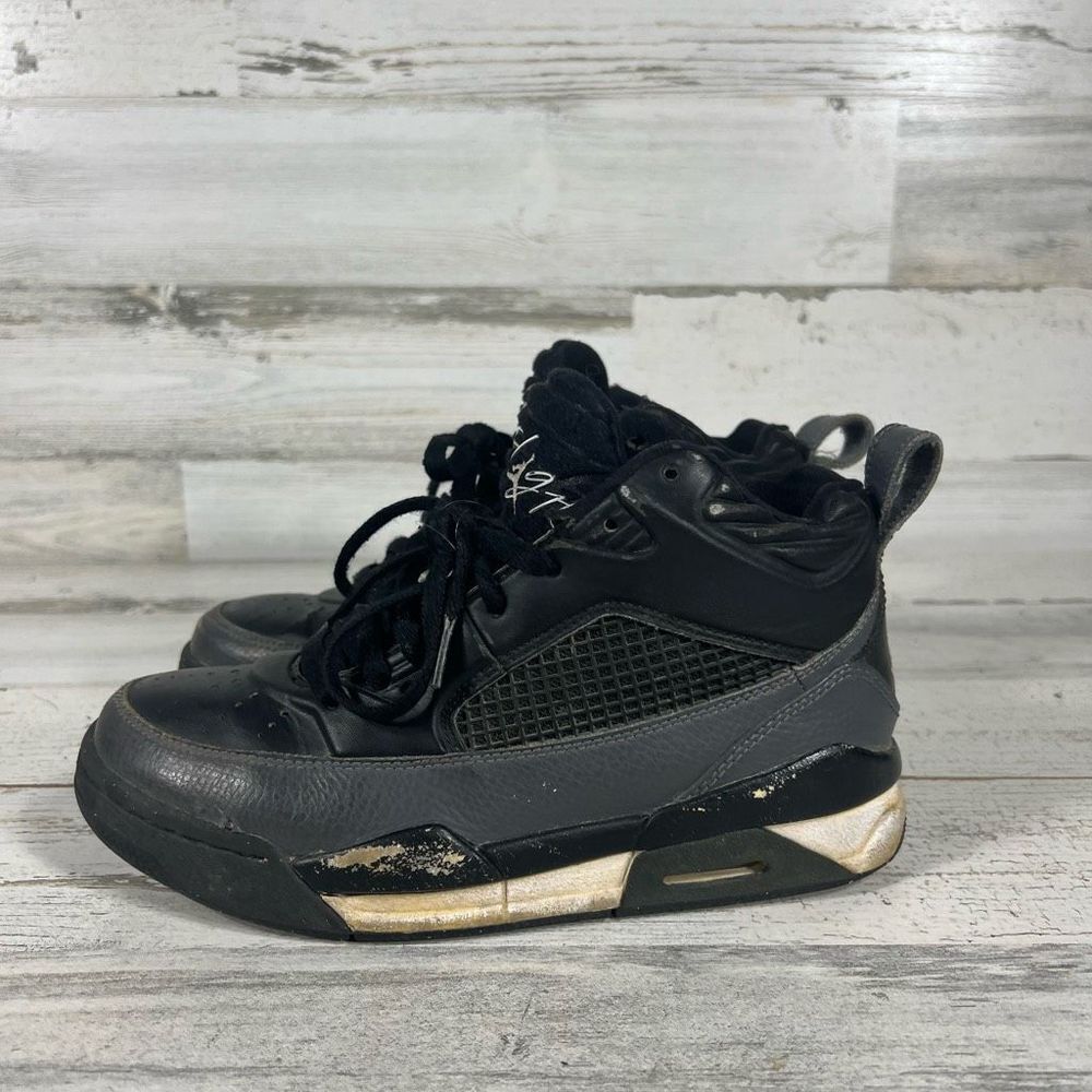 Nike‎ Jordan Flight Kid's Sneakers 654262-005 Black Lace Up Size 4Y - Picture 2 of 7